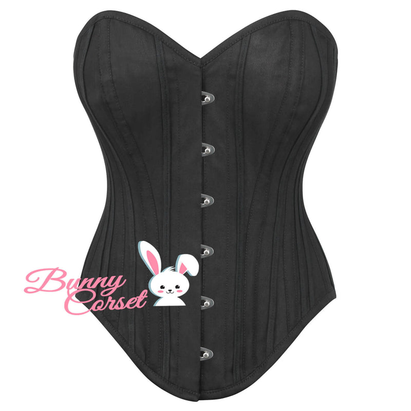 Geonna Black Cotton Corset