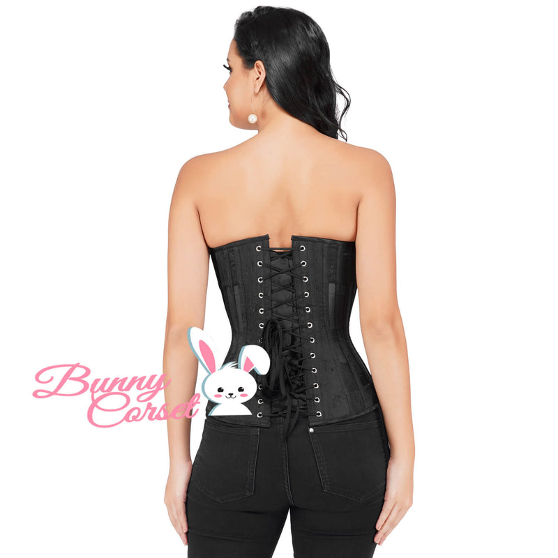 Alice Black Mesh Corset
