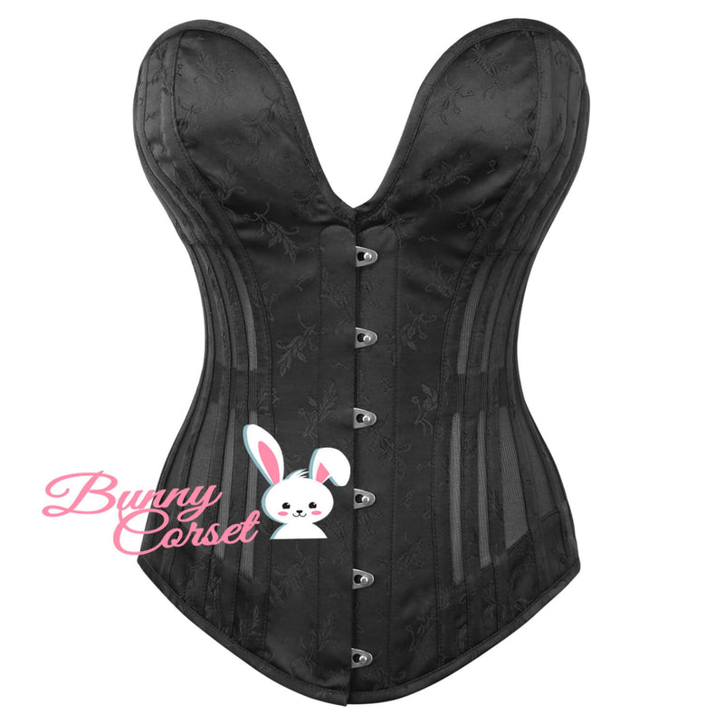 Alice Black Mesh Corset