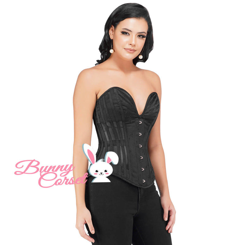 Alice Black Mesh Corset