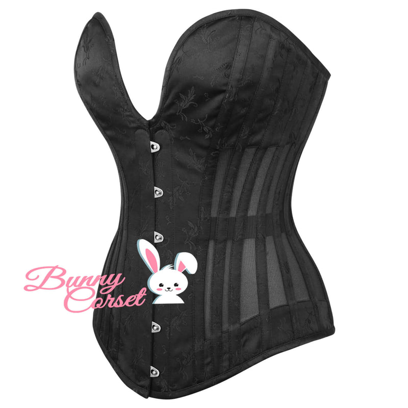 Alice Black Mesh Corset