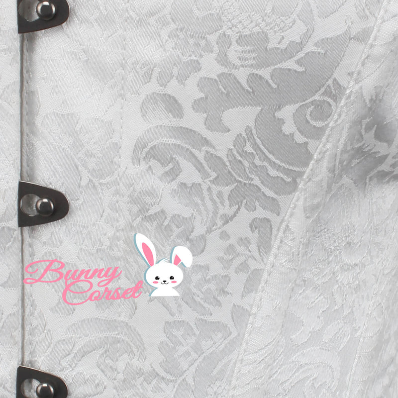 Natalie Overbust White Corset