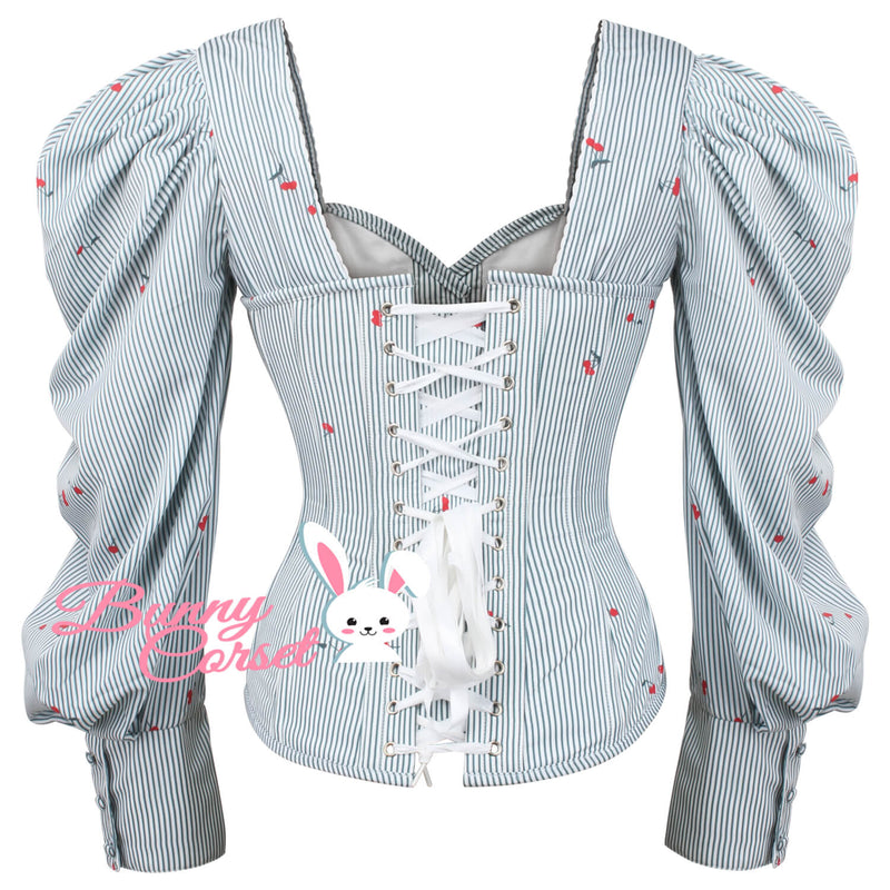 Caroline Cherry Print Corset