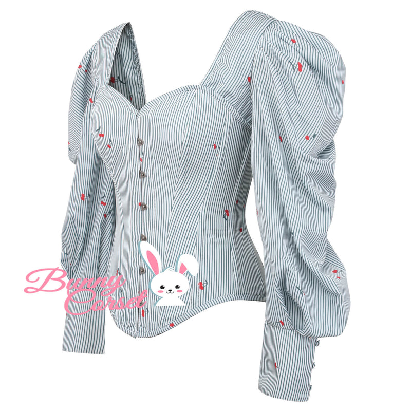 Caroline Cherry Print Corset