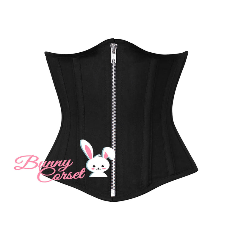 Riley Black Cotton Corset