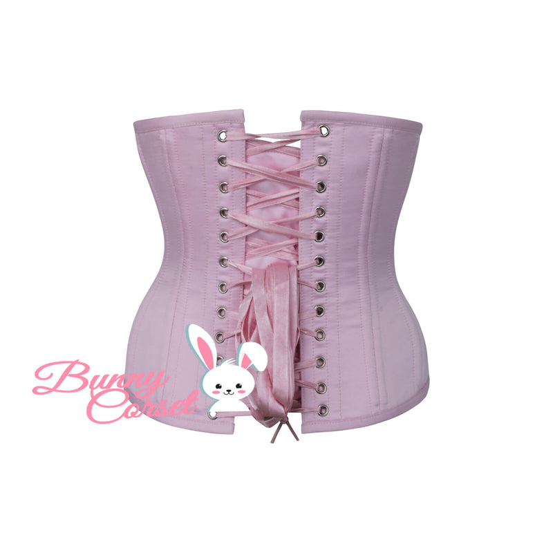 Alaya Bespoke Pink Satin Corset