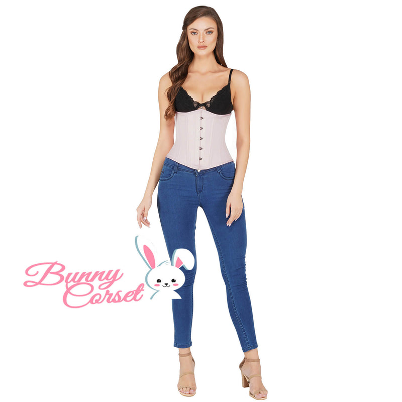 Alaya Bespoke Pink Satin Corset