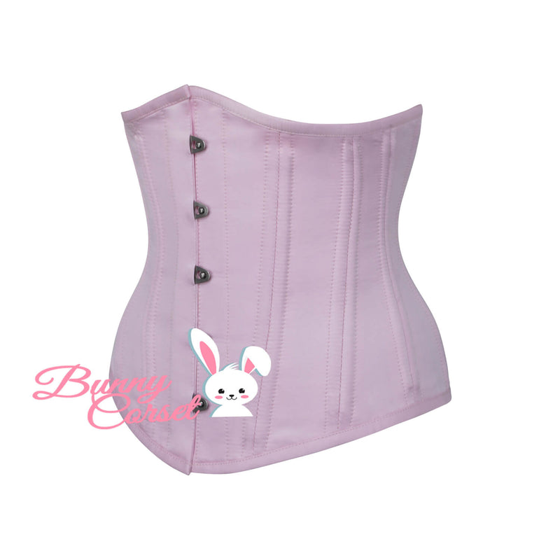 Alaya Bespoke Pink Satin Corset