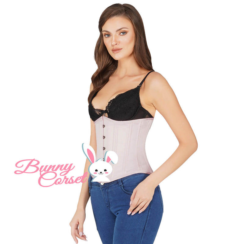 Alaya Bespoke Pink Satin Corset