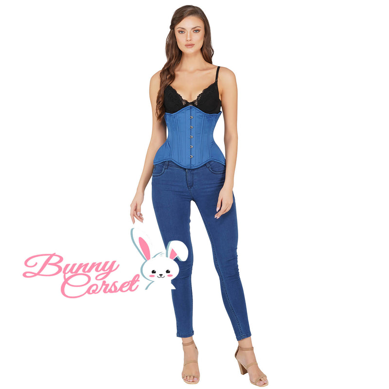 Lainey Bespoke Blue Corset