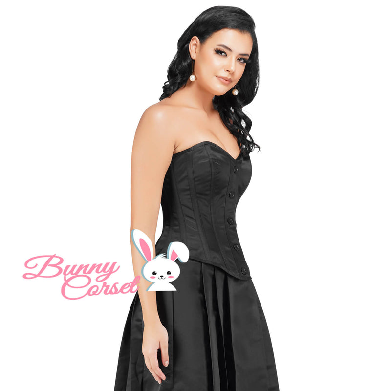 Nicole Black Satin Corset