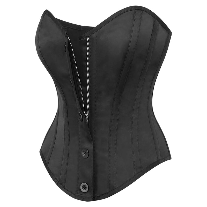 Nicole Black Satin Corset