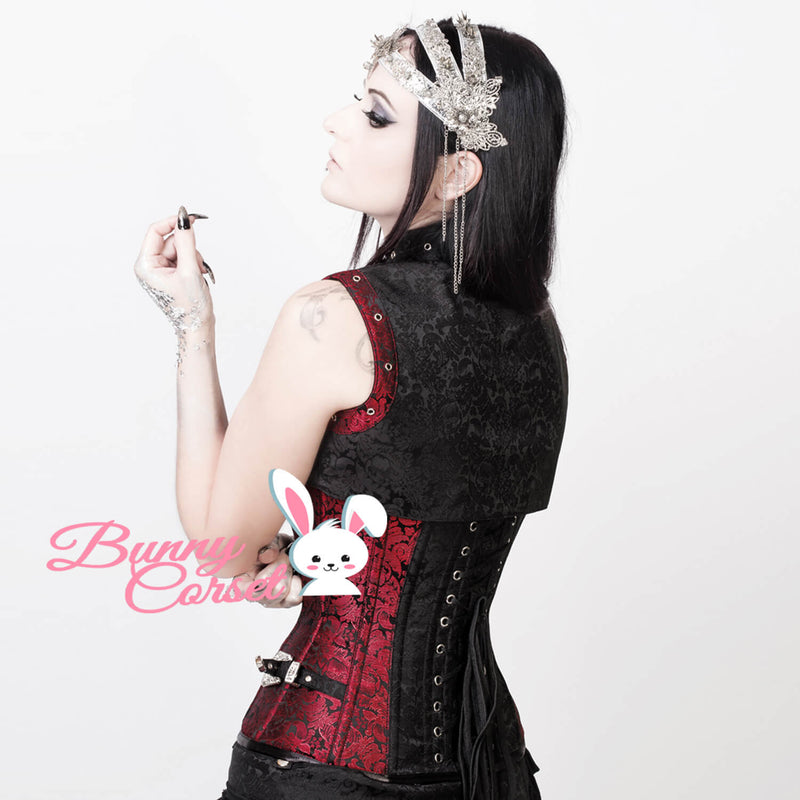 Amani Brocade Overbust Corset