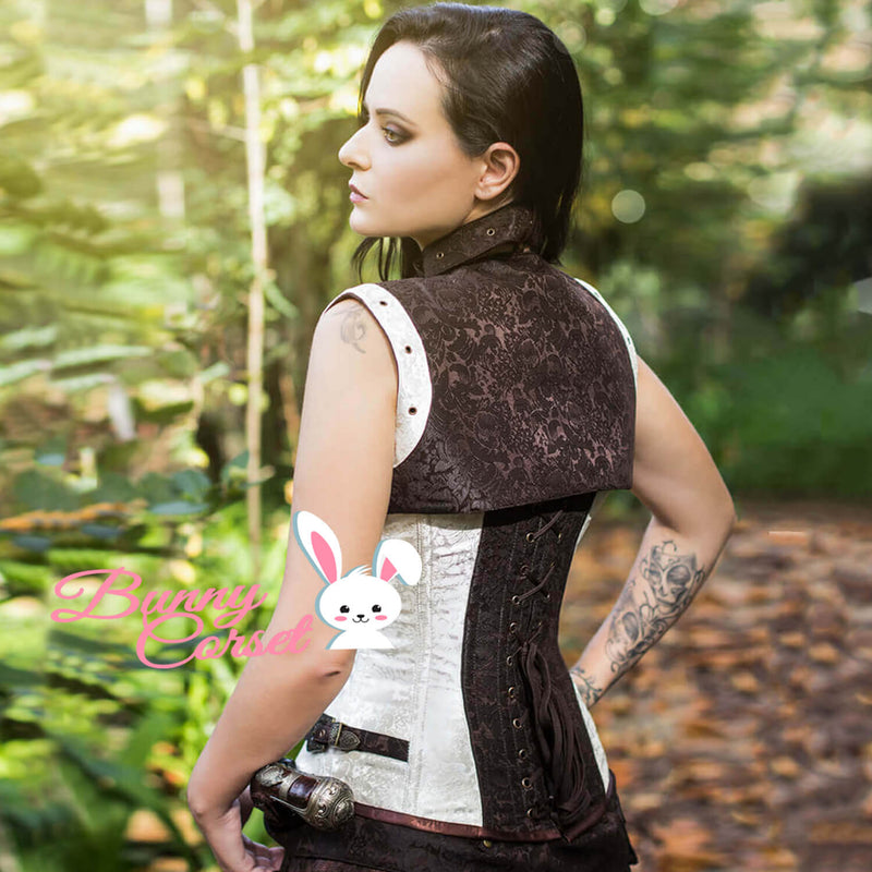 Mina Overbust Ivory Corset