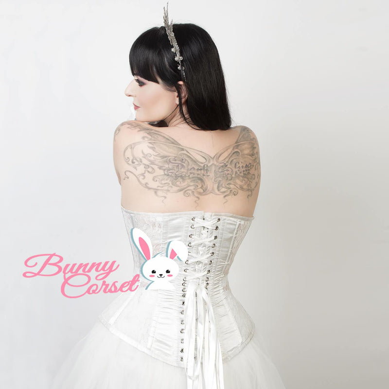 Johanna White Mesh Corset