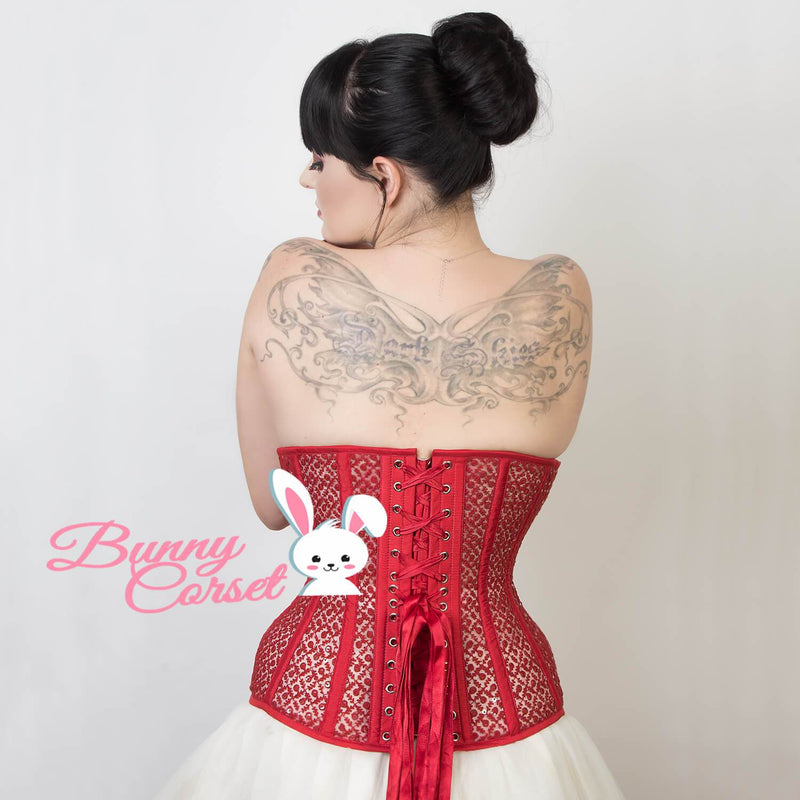 Leslie Underbust Red Corset