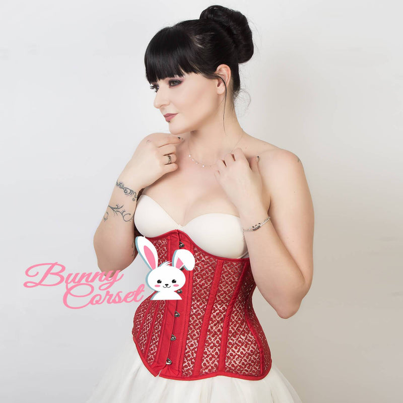 Leslie Underbust Red Corset