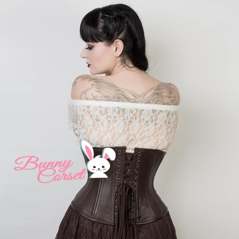 Jerrilyn Brown Leather Corset