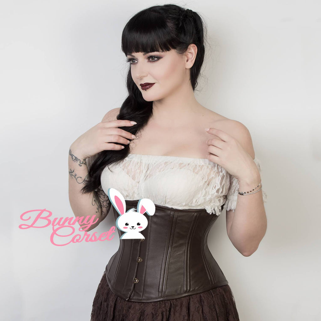 Jerrilyn Brown Leather Corset