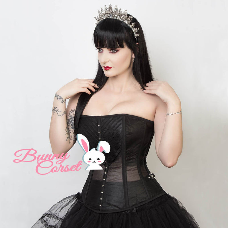 Jayda Black Mesh Corset
