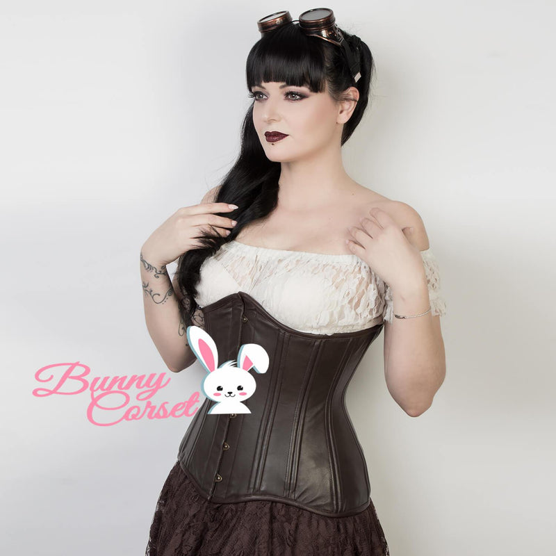 Jenna Underbust Leather Corset