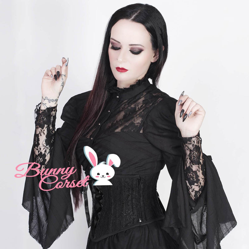 Bridget Underbust Black Corset