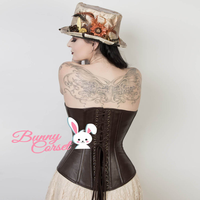 Dior Brown Leather Corset