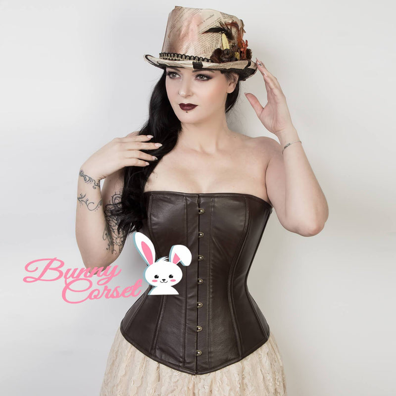 Dior Brown Leather Corset