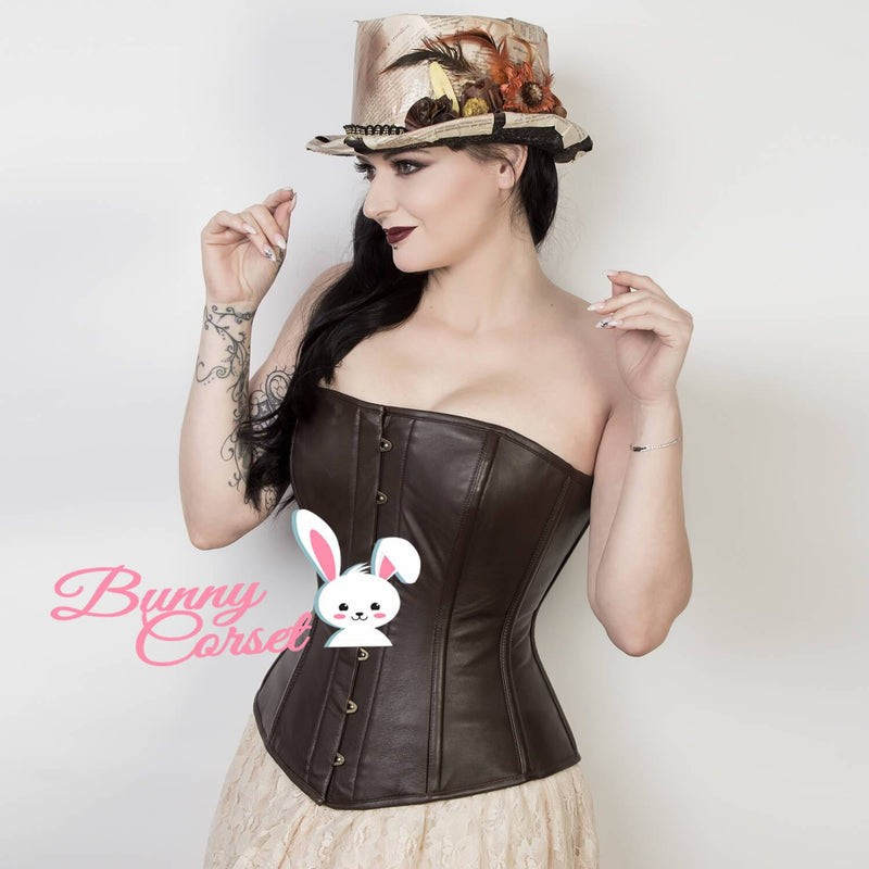 Dior Brown Leather Corset