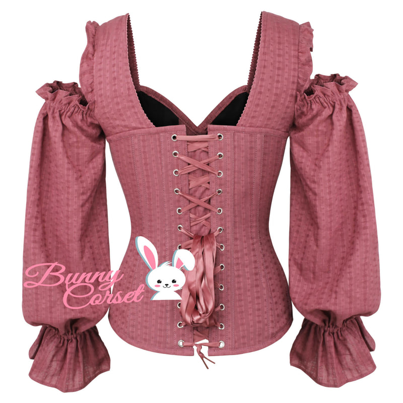Catherine Overbust Cotton Corset