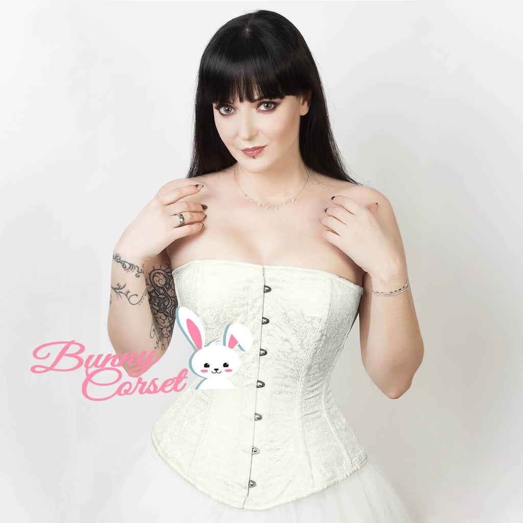 Faye Ivory Brocade Corset