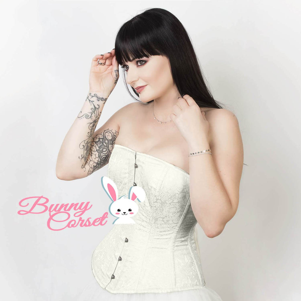 Faye Ivory Brocade Corset