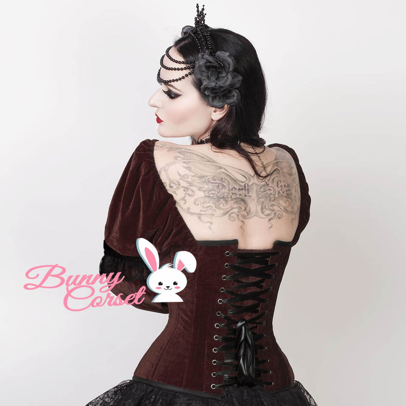Yara Overbust Brown Corset