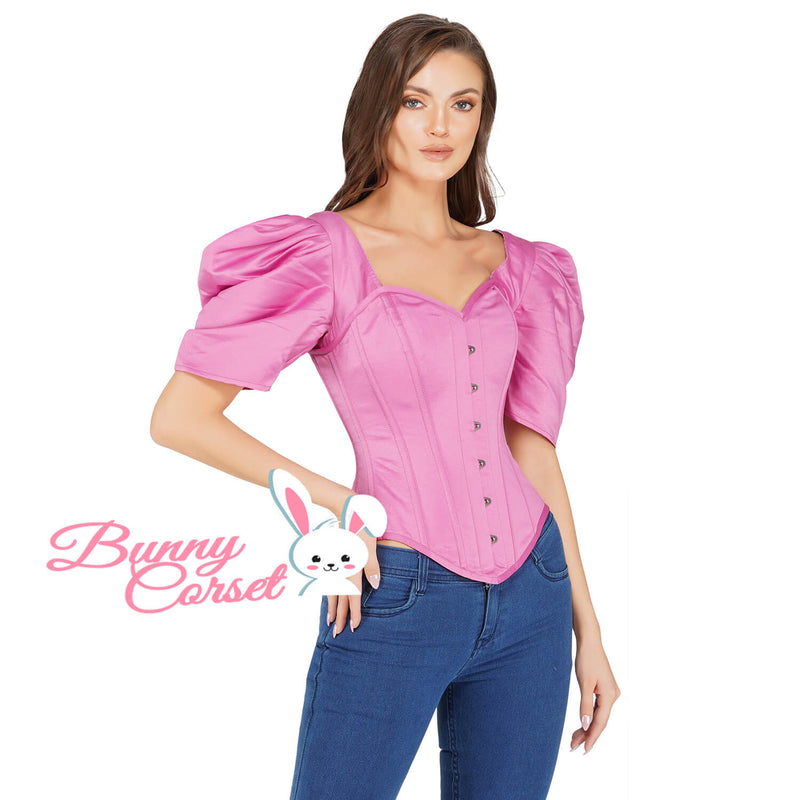 Selene Steel Boned Satin Corset
