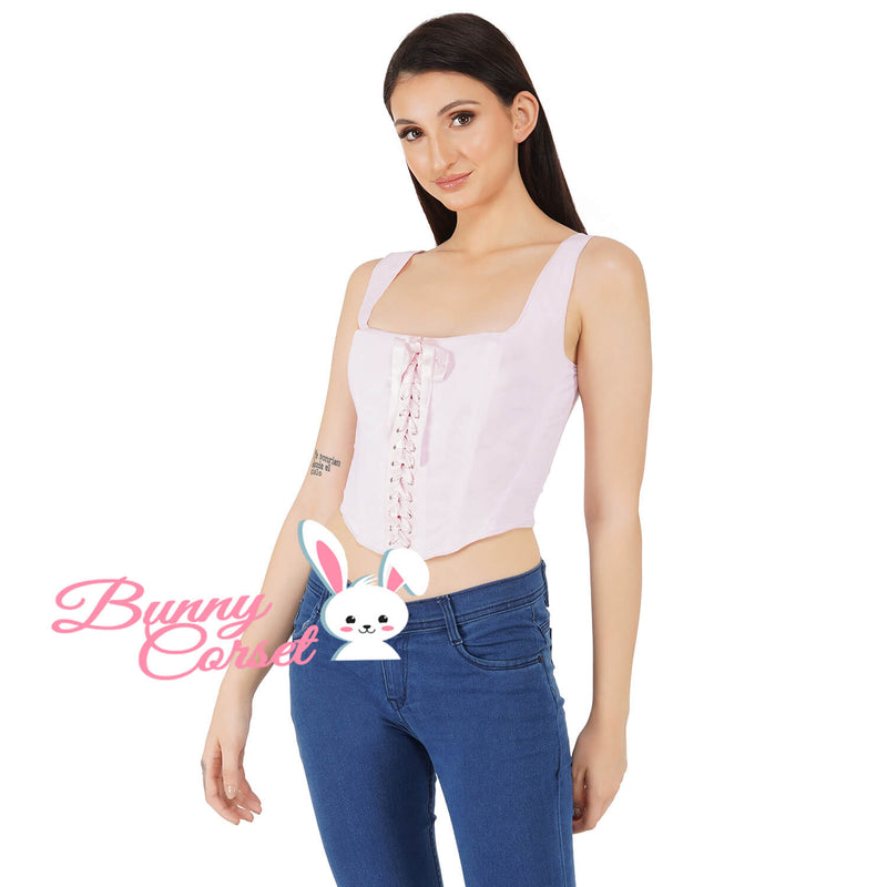 Denisse Mesh Corset Top