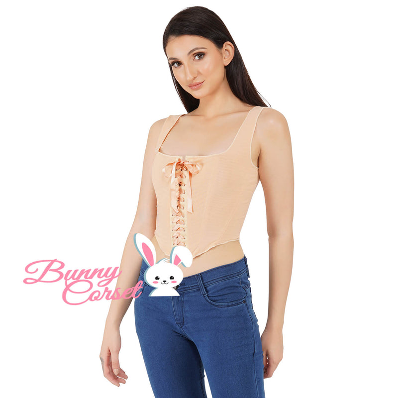 Zora Mesh Corset Top