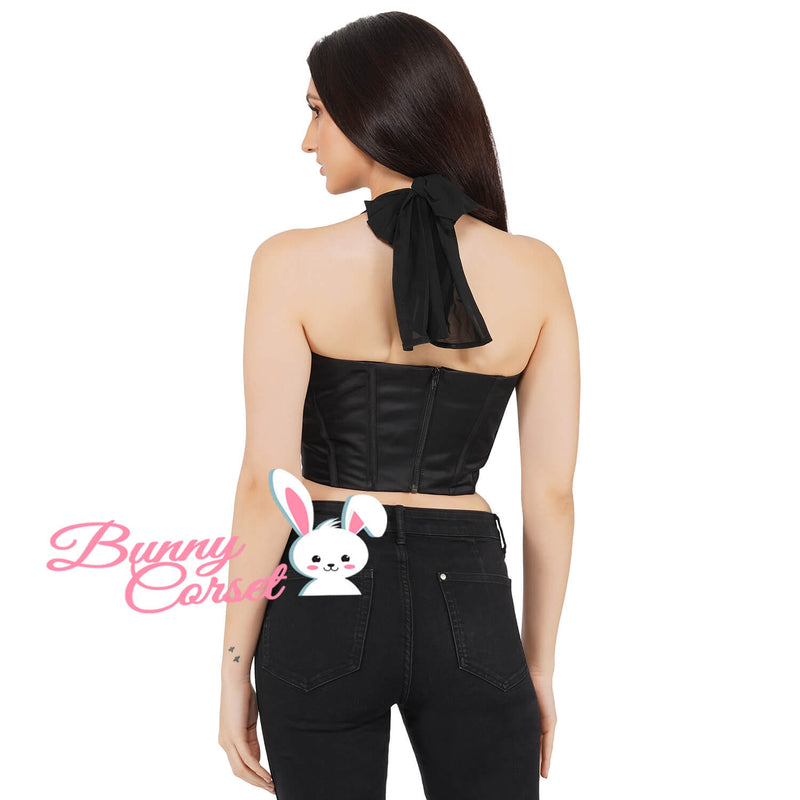 Esilda Black Corset Top