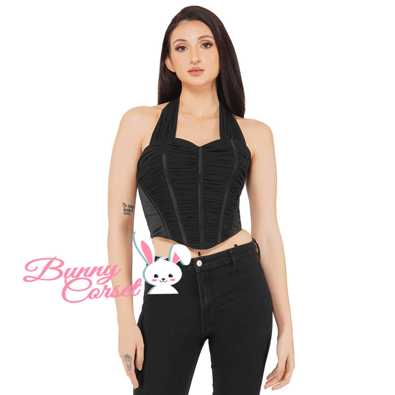 Esilda Black Corset Top