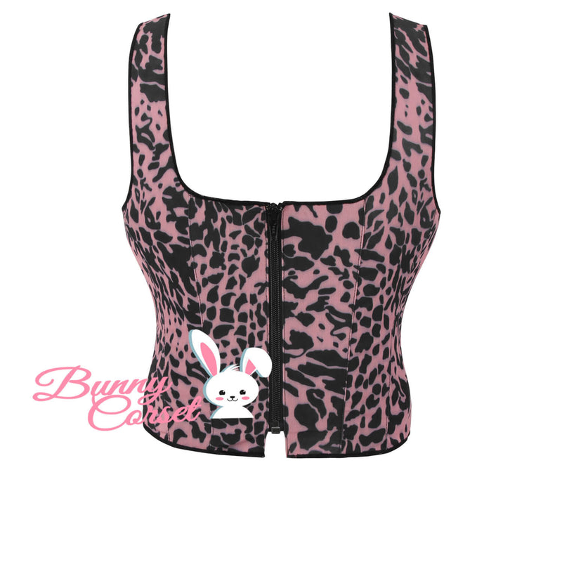 Leanna Leopard Corset Top