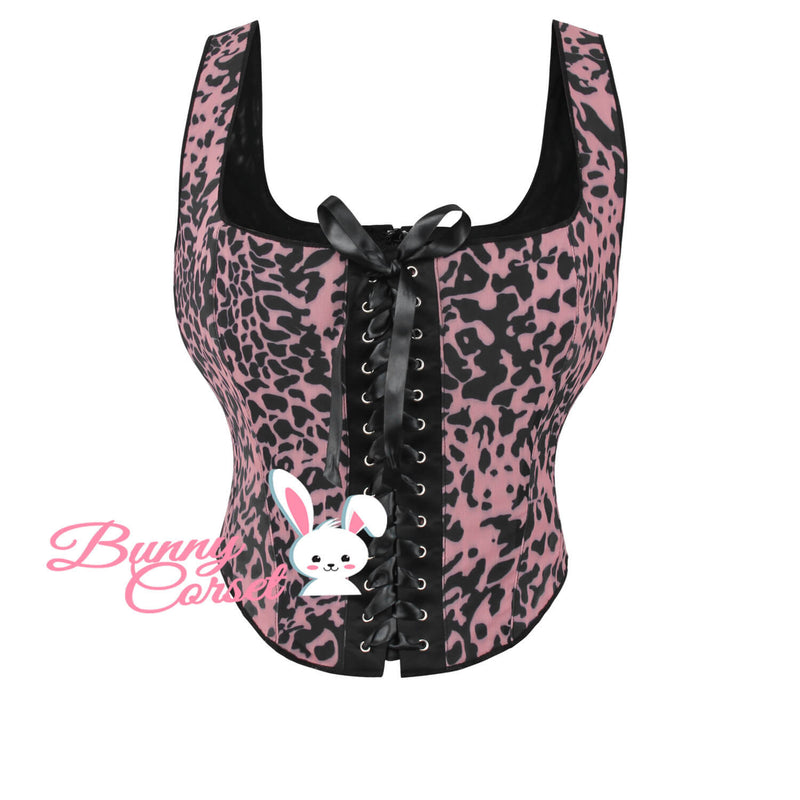 Leanna Leopard Corset Top