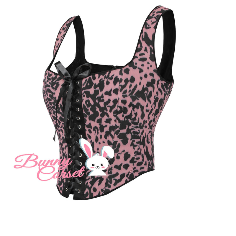 Leanna Leopard Corset Top
