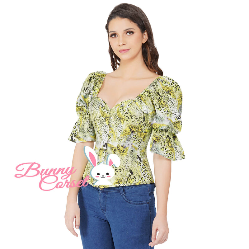 Keyla Snake Print Corset