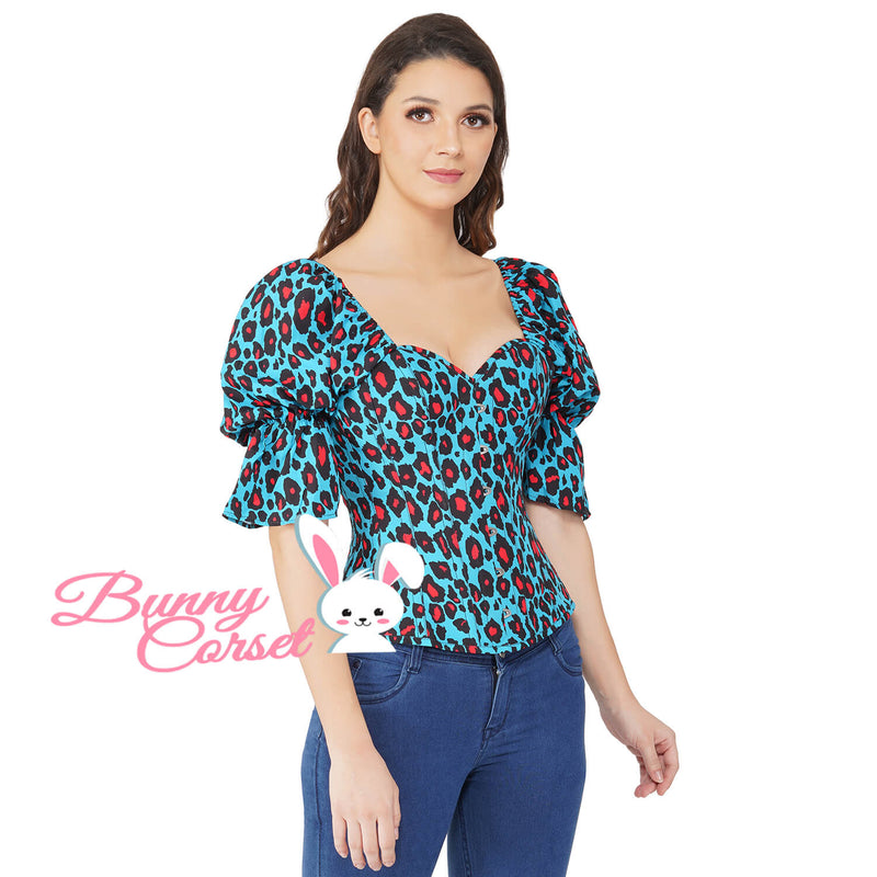 Kailey Leopard Corset