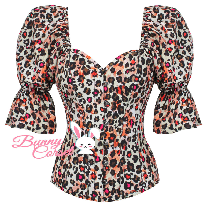 Mavis Leopard Corset