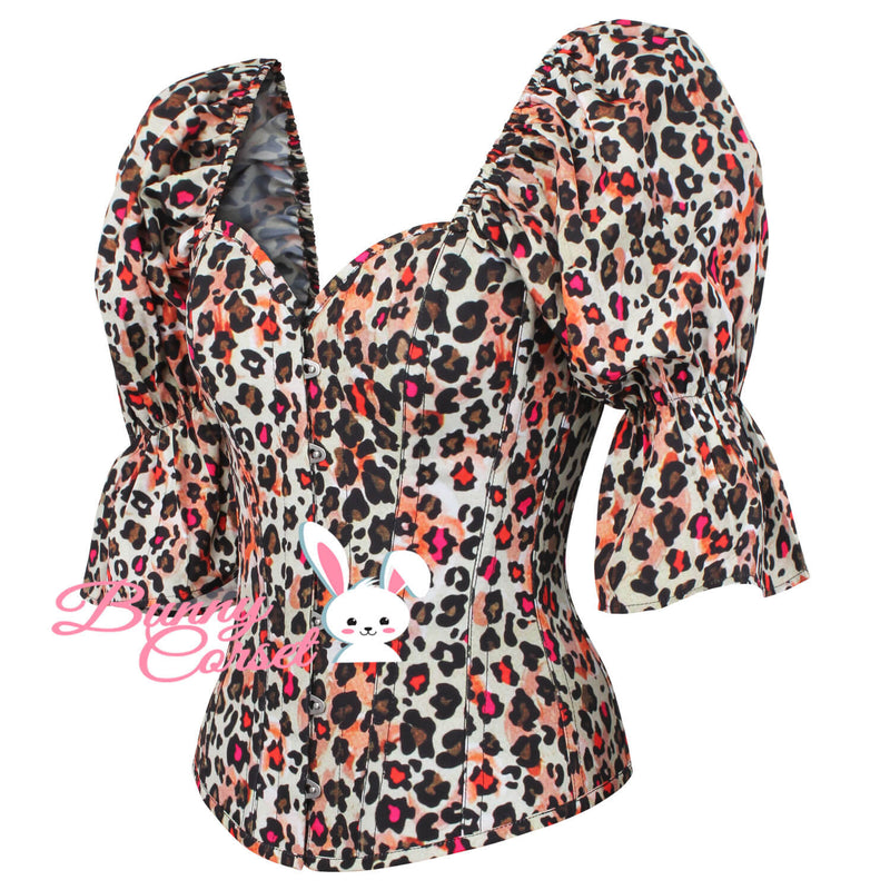 Mavis Leopard Corset
