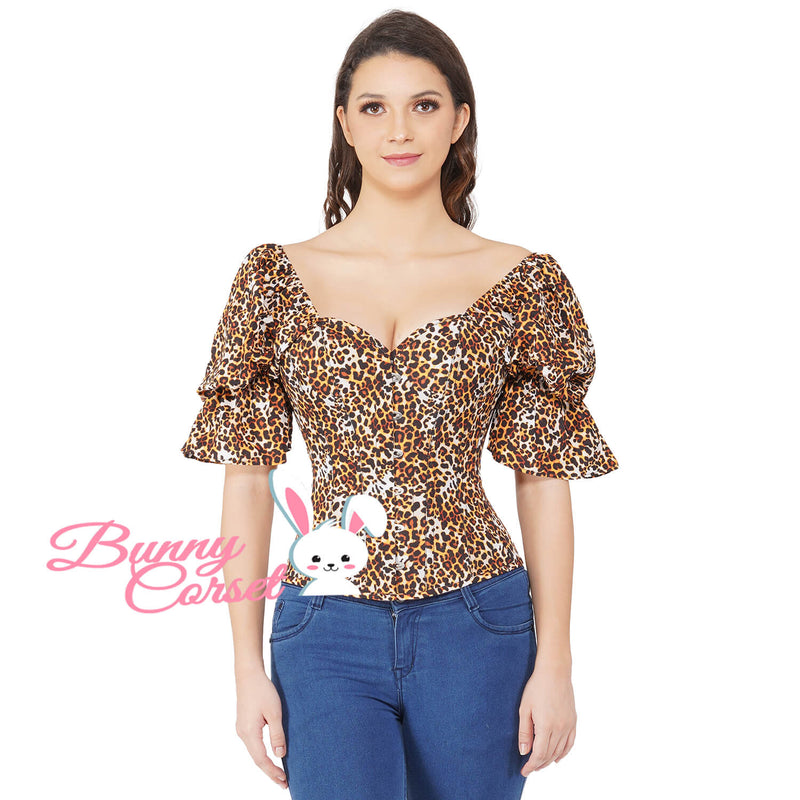 Lilianna Leopard Corset