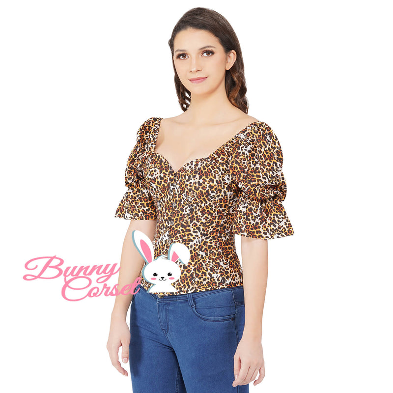 Lilianna Leopard Corset