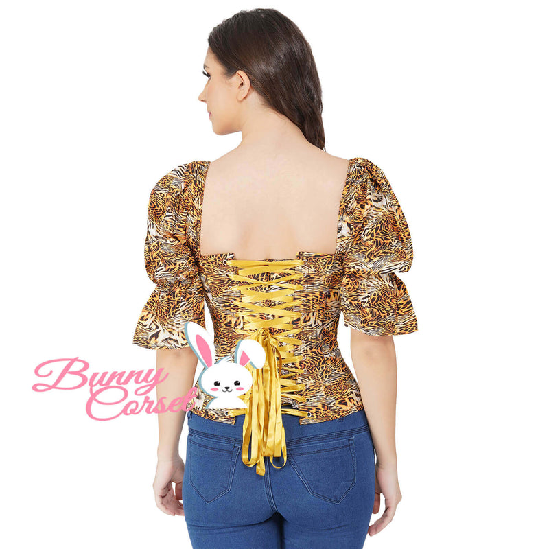 Rosalyn Tiger Print Corset