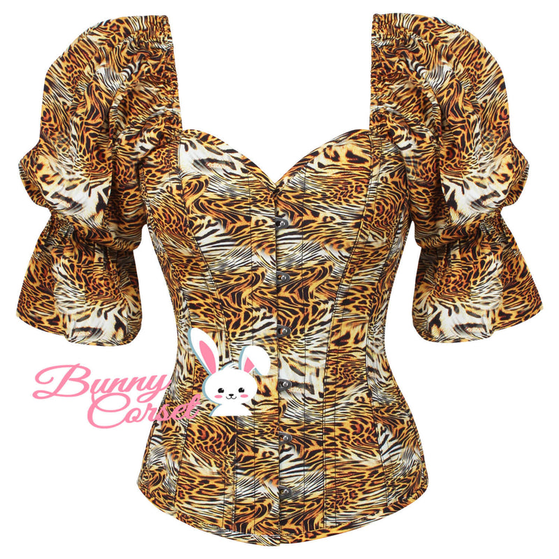 Rosalyn Tiger Print Corset