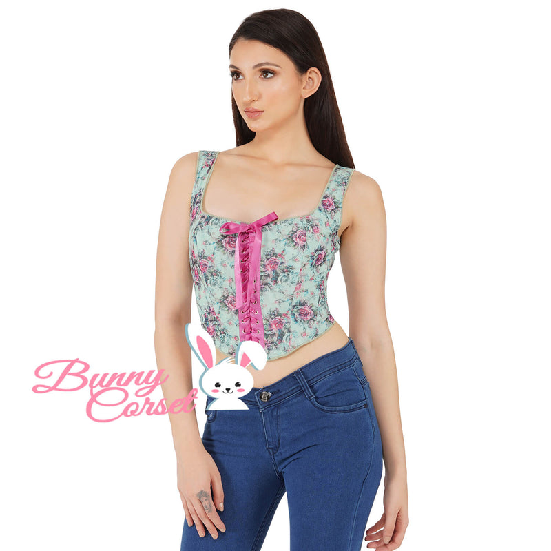 Aila Mesh Corset Top